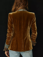 Blazer patchwork floral vintage