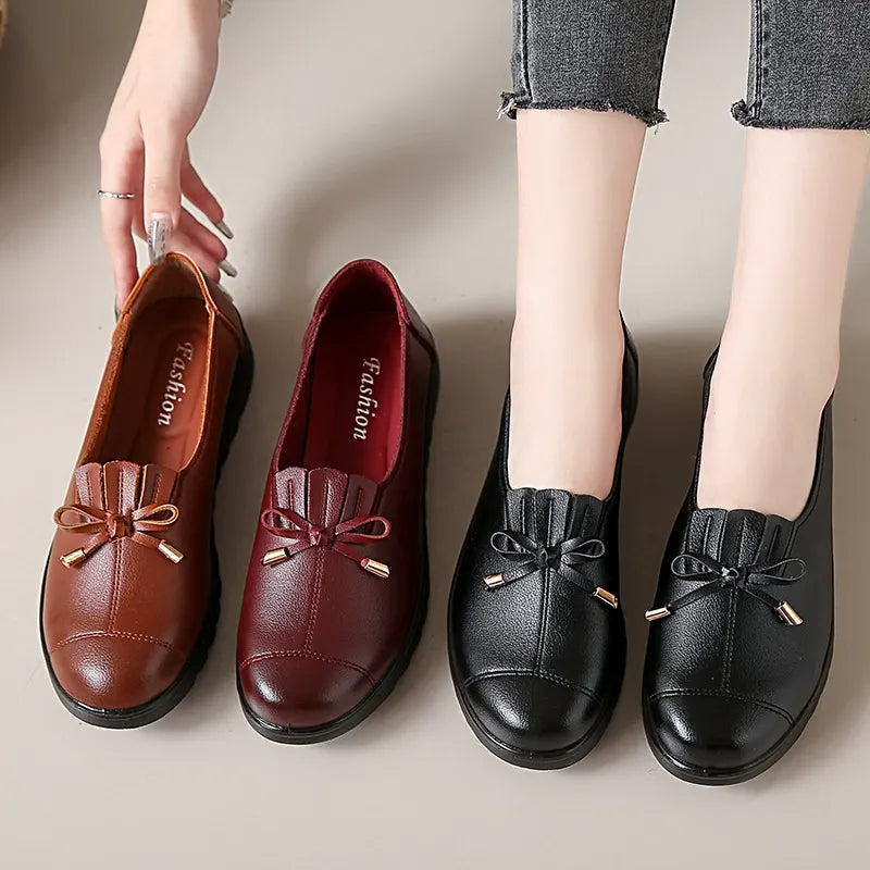 Mocasines cómodos con plataforma