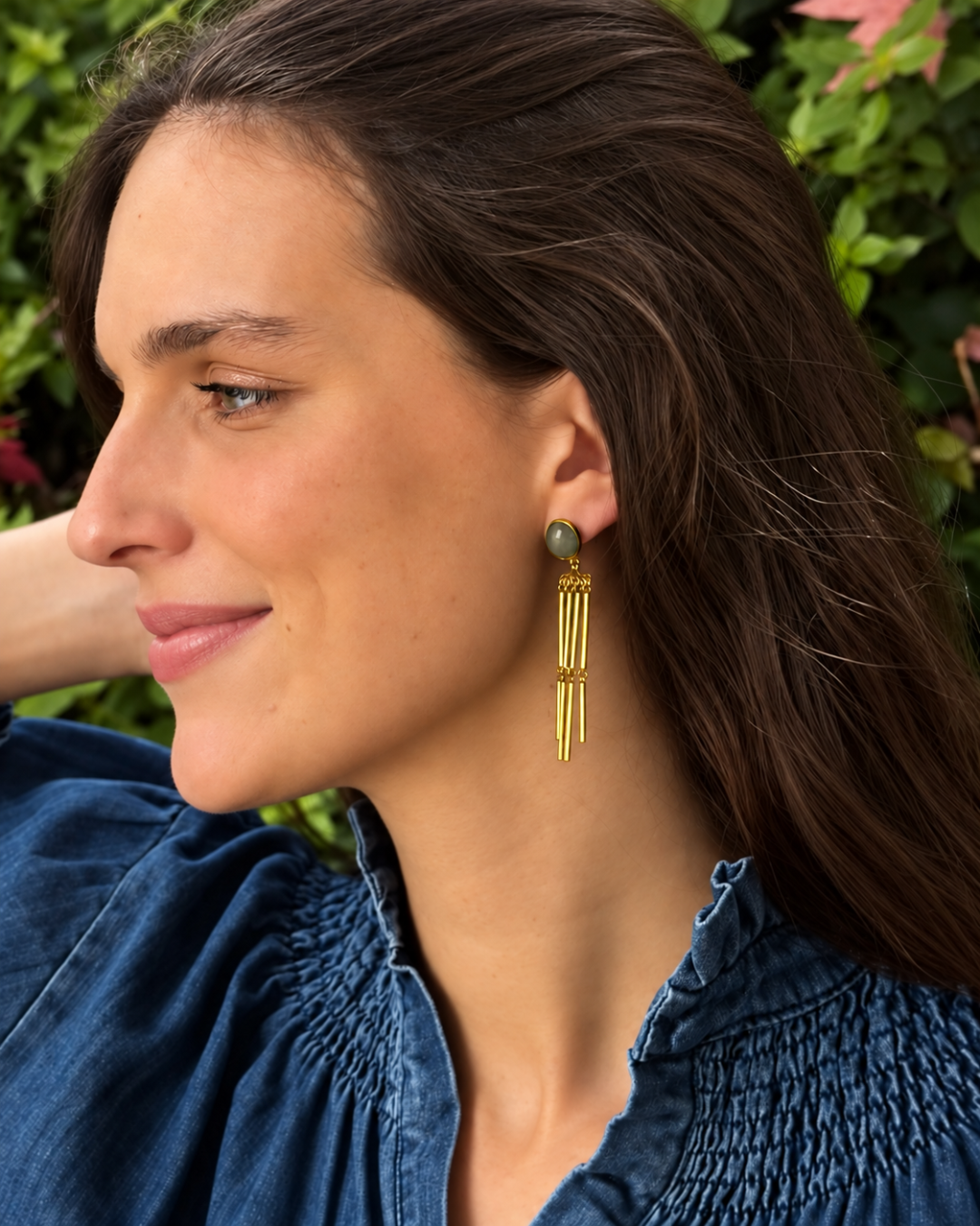 Luna · Pendientes largos