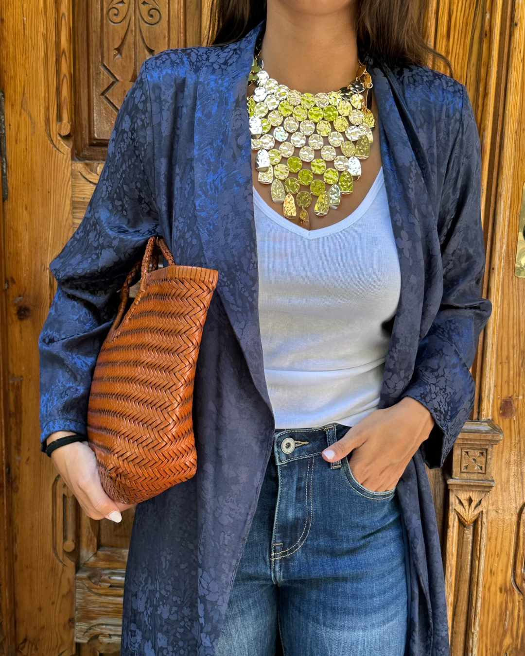 Collar maxi dorado