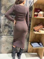 VESTIDO MIDI AJUSTADO