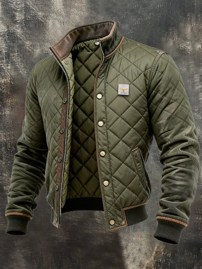 CHAQUETA ACOLCHADA VERDE
