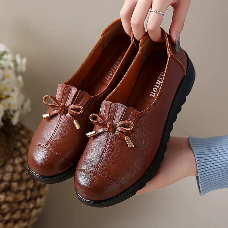 Mocasines cómodos con plataforma
