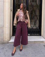 Gabardina corta camel
