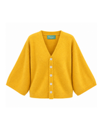 Carlota · Chaqueta de punto mostaza