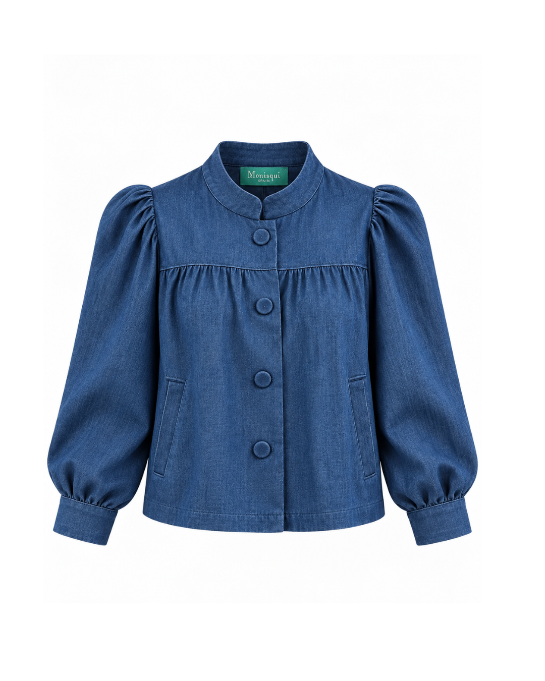 Chaqueta corta abotonada