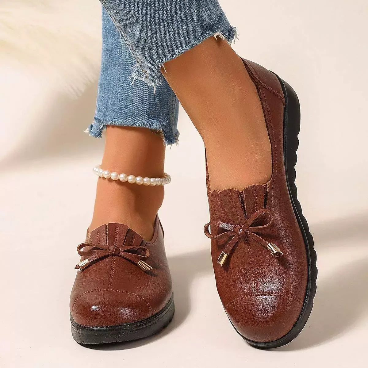 Mocasines cómodos con plataforma