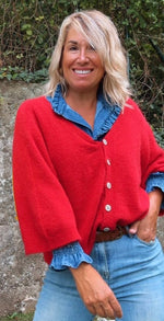 Carlota · Chaqueta de punto roja