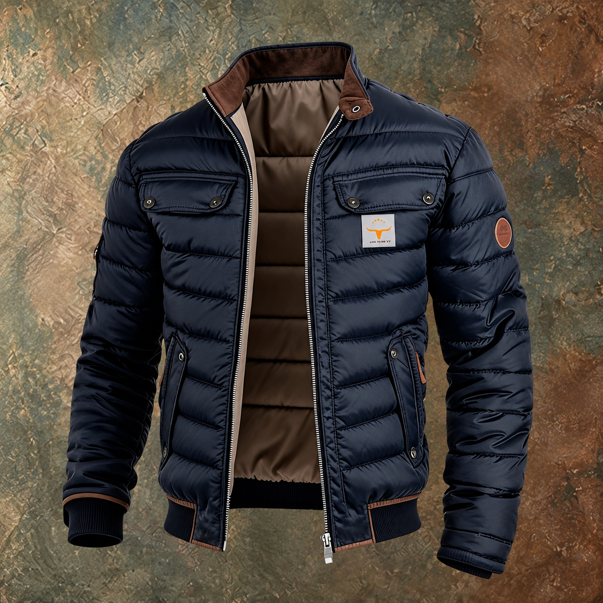 CHAQUETA ACOLCHADA AZUL