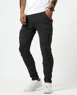 Pantalón Cargo Marino Elástico