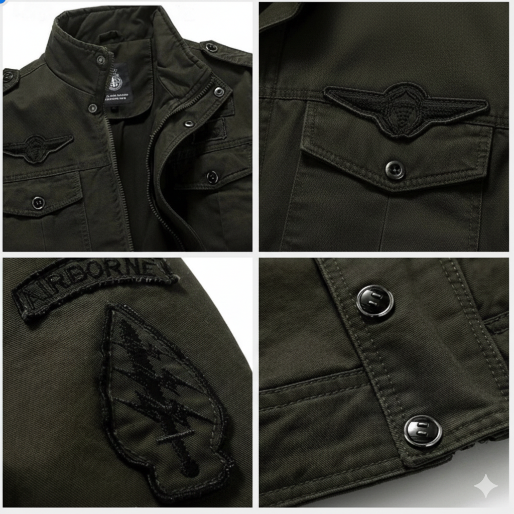 CHAQUETA MILITAR EN 3 COLORES