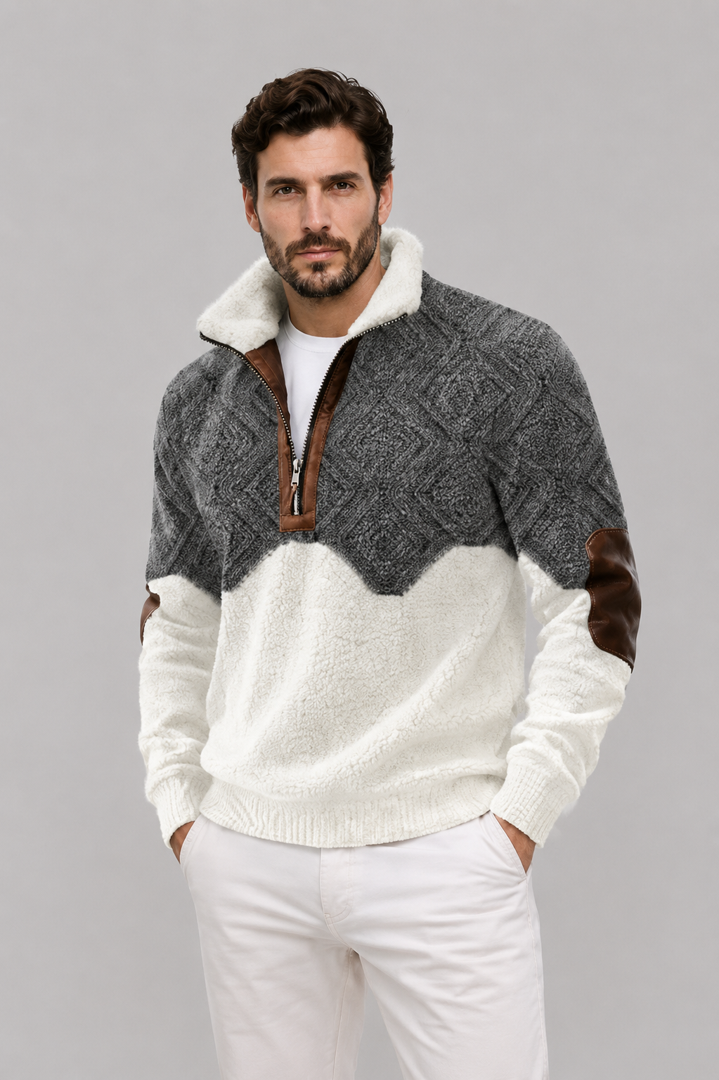 JERSEY SHERPA CON CREMALLERA