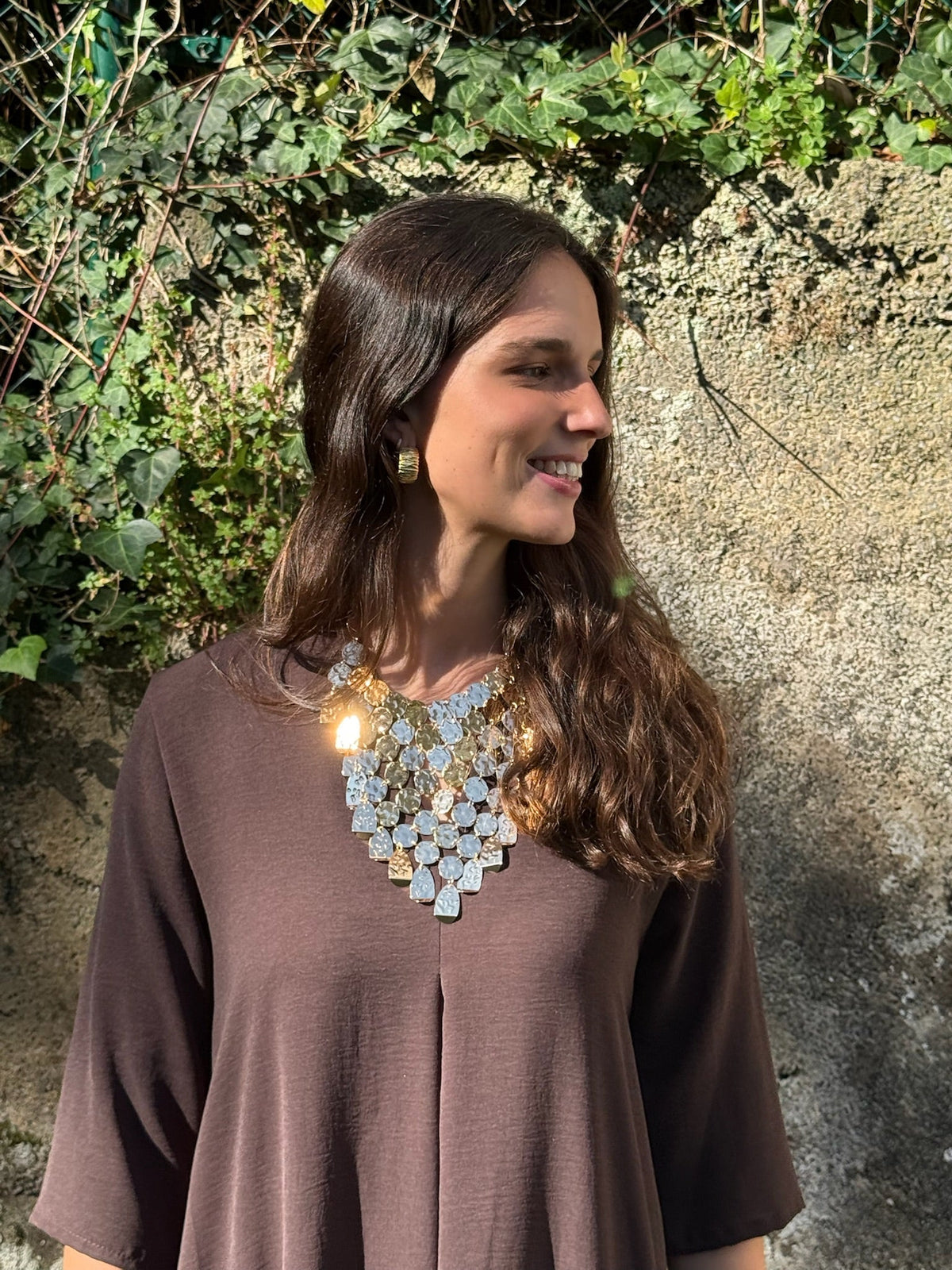 Collar maxi dorado