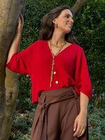Brisa · Collar largo dorado