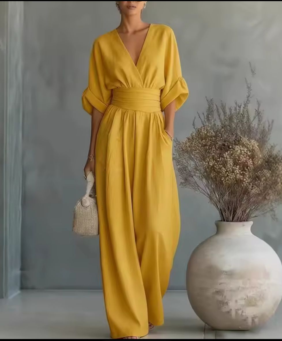 Mono elegante de pernera ancha