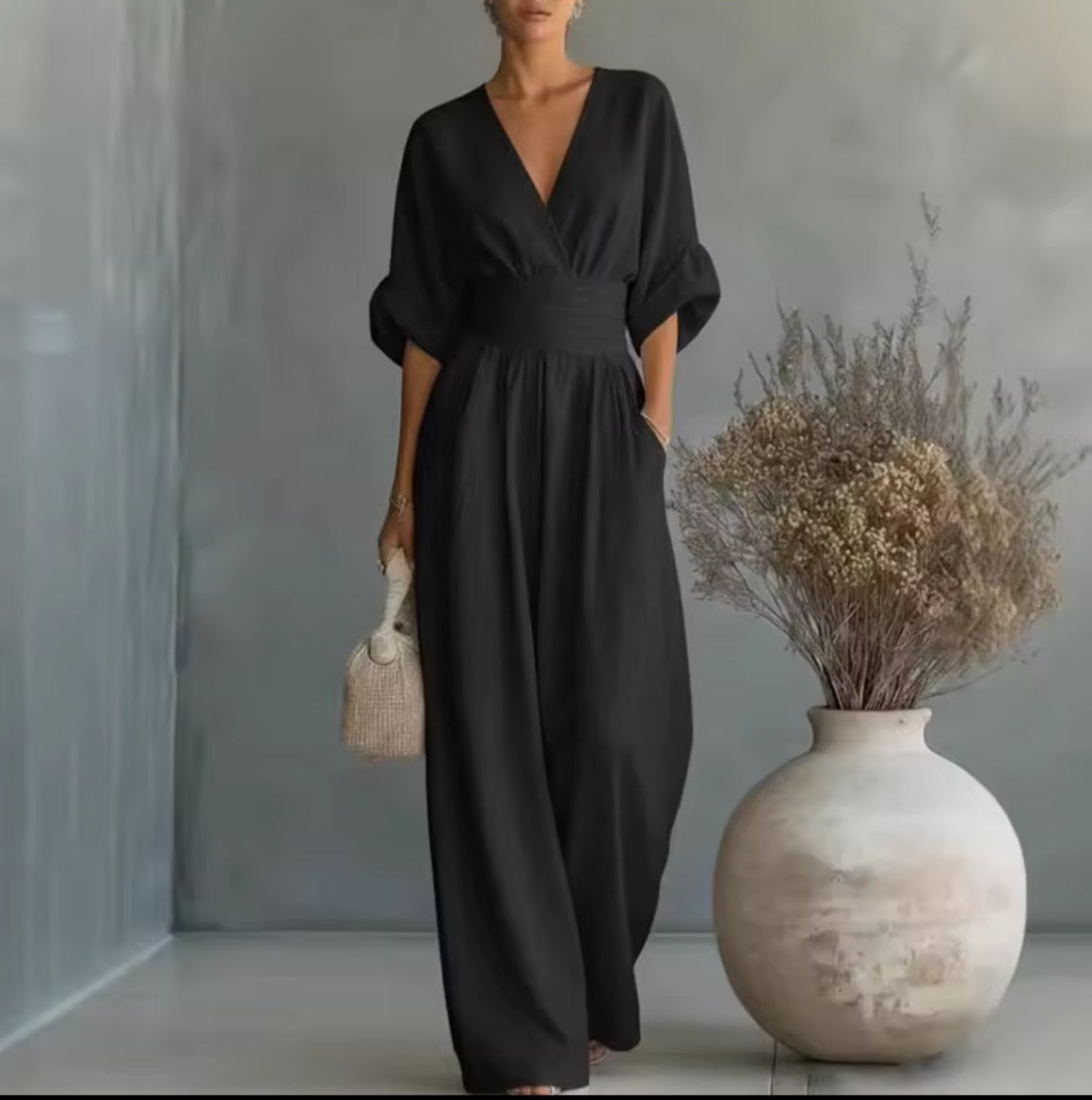 Mono elegante de pernera ancha