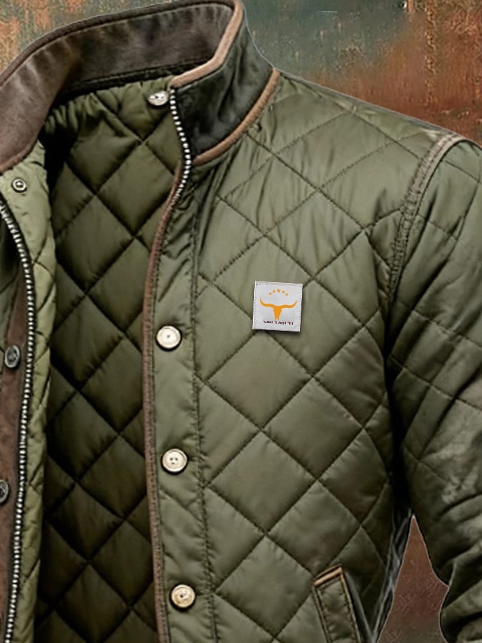 CHAQUETA ACOLCHADA VERDE