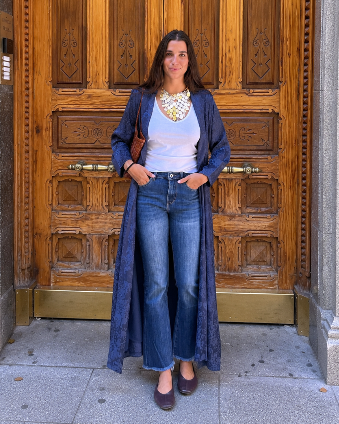 Delia · Pantalón culotte vaquero