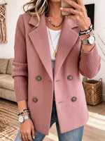 Blazer con mangas de punto
