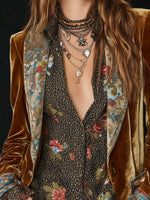 Blazer patchwork floral vintage