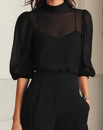 Conjunto de blusa y pantalón