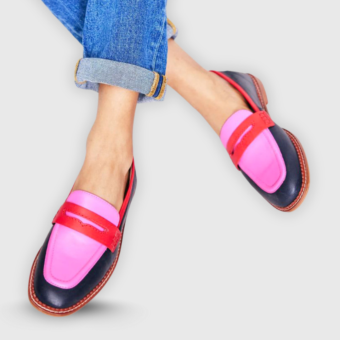 Juliana · Mocasines bicolor
