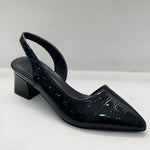 Zapatos de tacón con puntera ancha