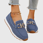 Mocasines en tonos claros