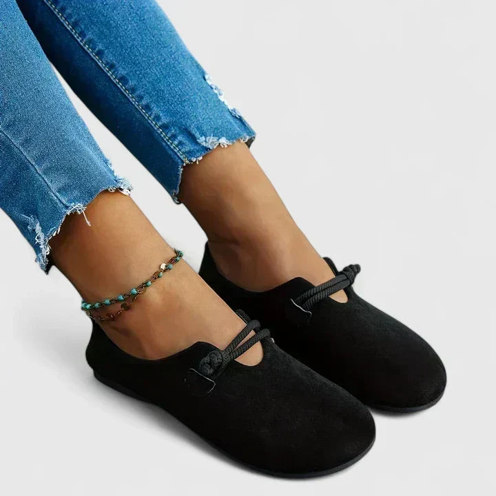 Mocasines elegantes beige o negro