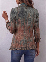 Aurora · Chaqueta degradado con volantes