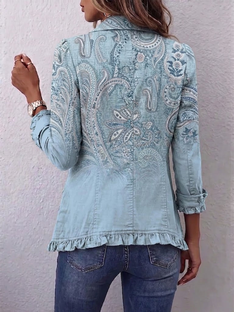Asunción · Chaqueta de cachemira vintage con volantes