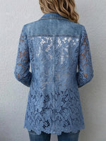 Julia · Americana con encaje floral