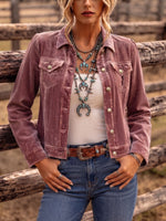 Diana · Chaqueta de terciopelo boho vintage