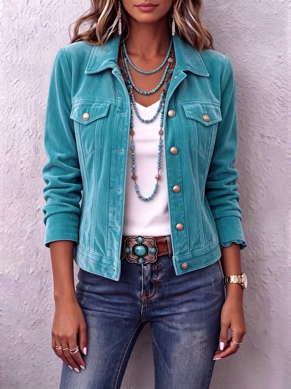 Rafaela · Chaqueta de terciopelo vintage