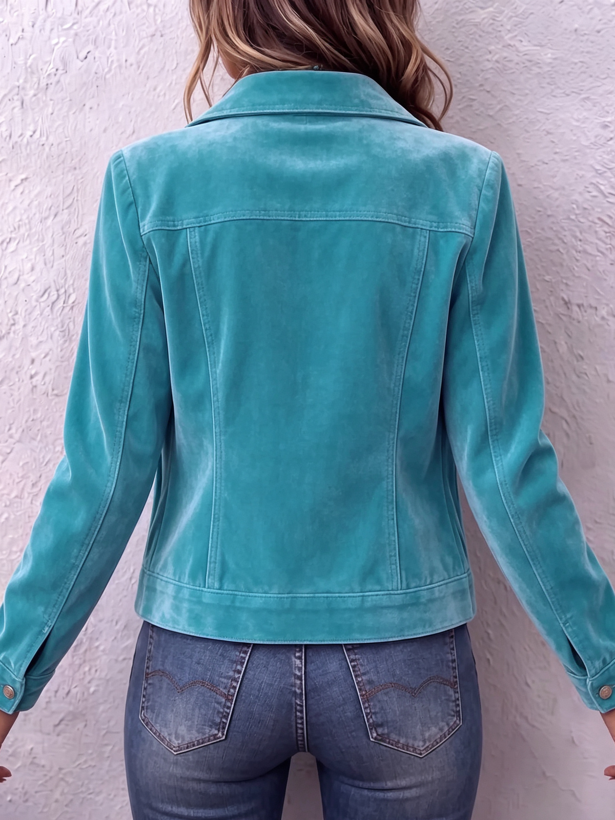 Chaqueta de terciopelo vintage bohemia