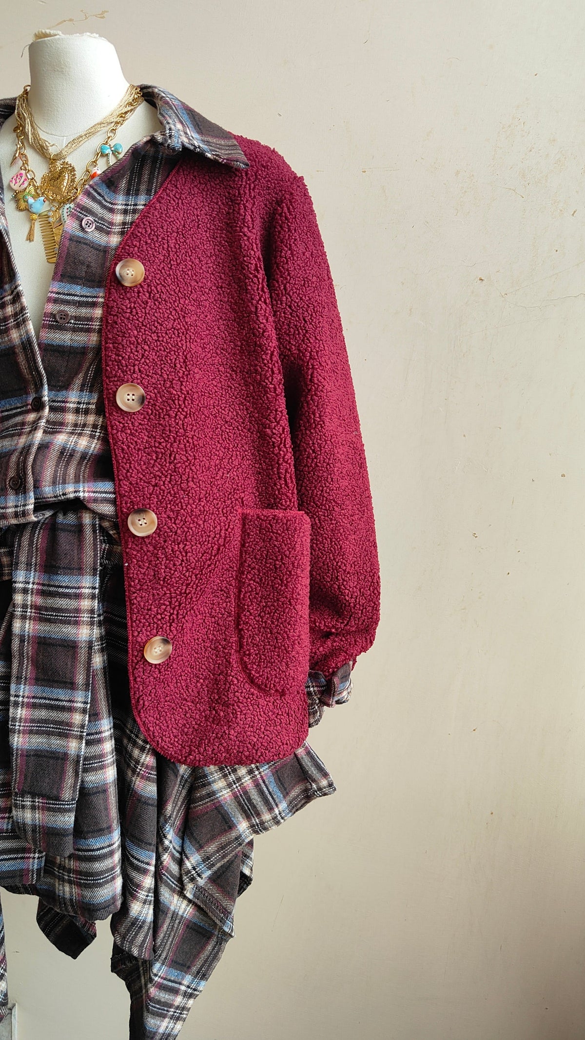 Olimpia · Chaqueta teddy suave
