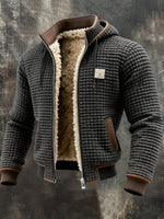 CHAQUETA GOFRE CON CAPUCHA
