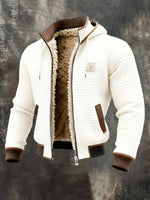 CHAQUETA GOFRE CON CAPUCHA
