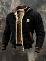 CHAQUETA GOFRE CON CAPUCHA