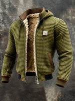 CHAQUETA GOFRE CON CAPUCHA